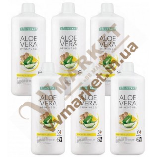 Aloe Verа гель питьевой Алоэ Вера Иммун Плюс, набор 6шт. по 1л, LR с доставкой вся Украина